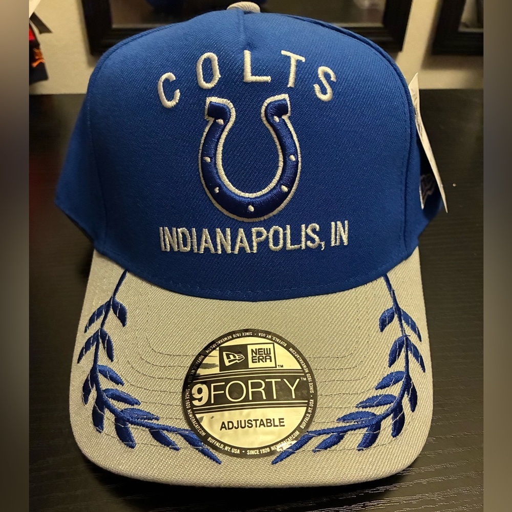 New Era Blue and Gray Colts Cap